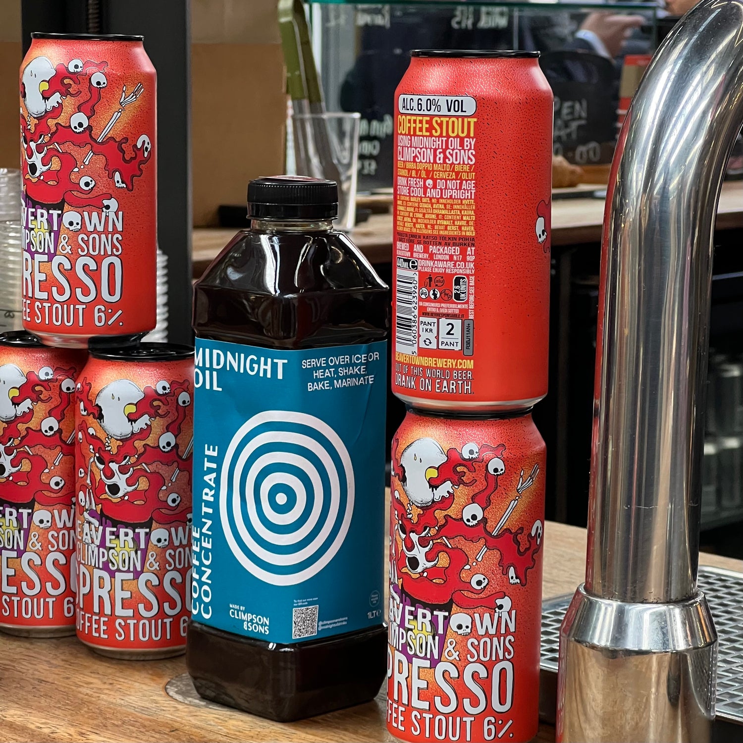 Introducing Spresso by Beavertown x Climpson & Sons & Midnight Oil Drinks