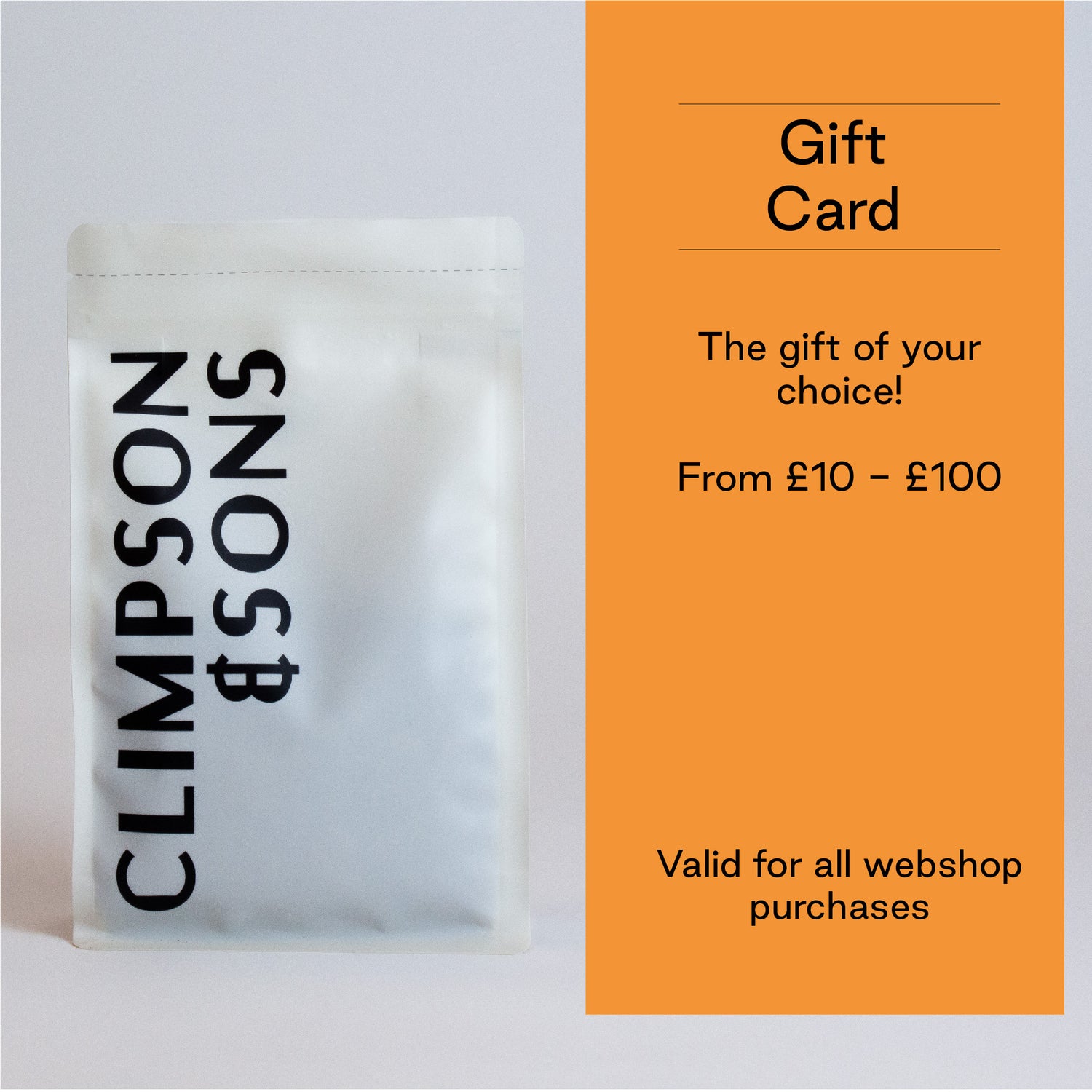 Gift Card - Climpson & Sons