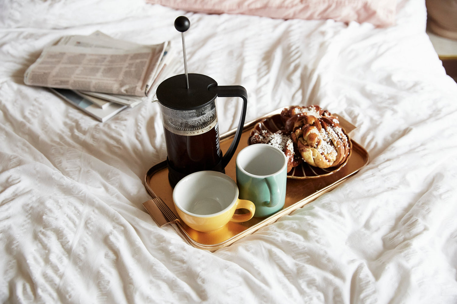 Brewing a Cafetiere using the Bodum