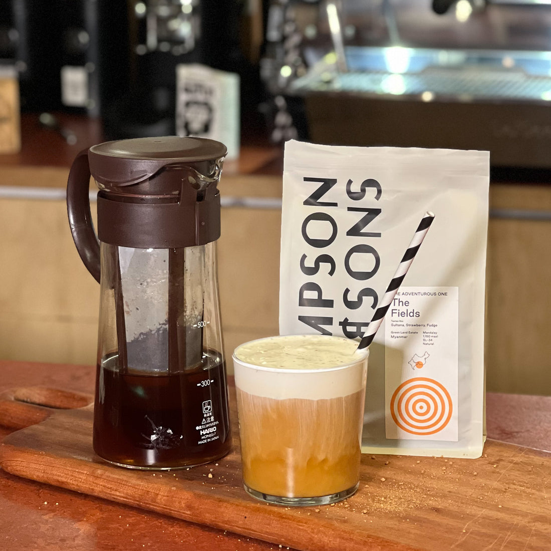 Pistachio Cold Brew/Filter with Cold Whip | Climpson & Sons