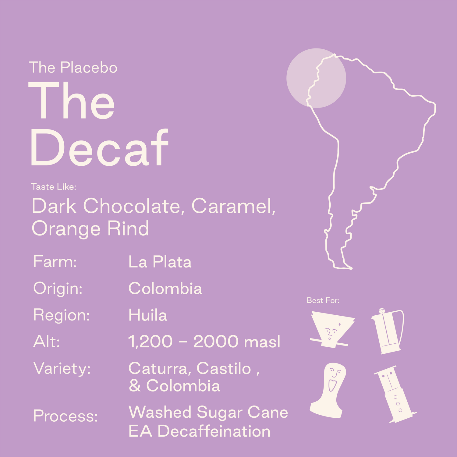 The Decaf: La Plata, Colombia - Climpson & Sons