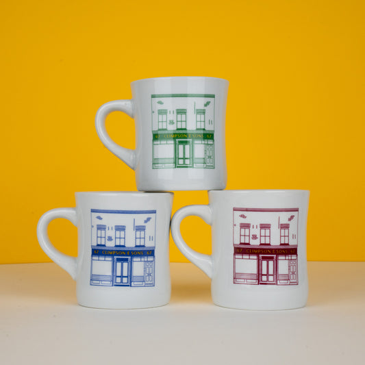 Climpsons Broadway Market Mugs - Set of 3