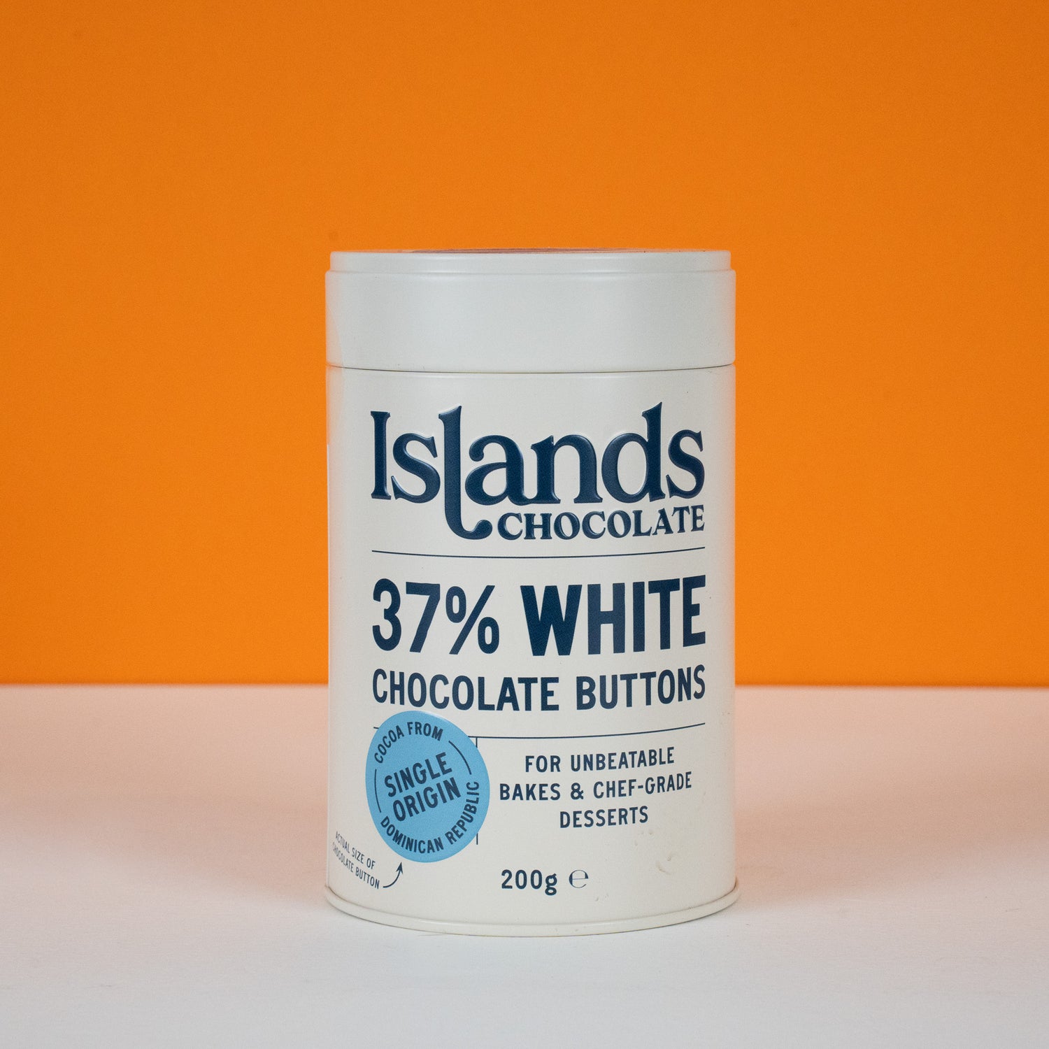 Islands 37% White Chocolate Buttons