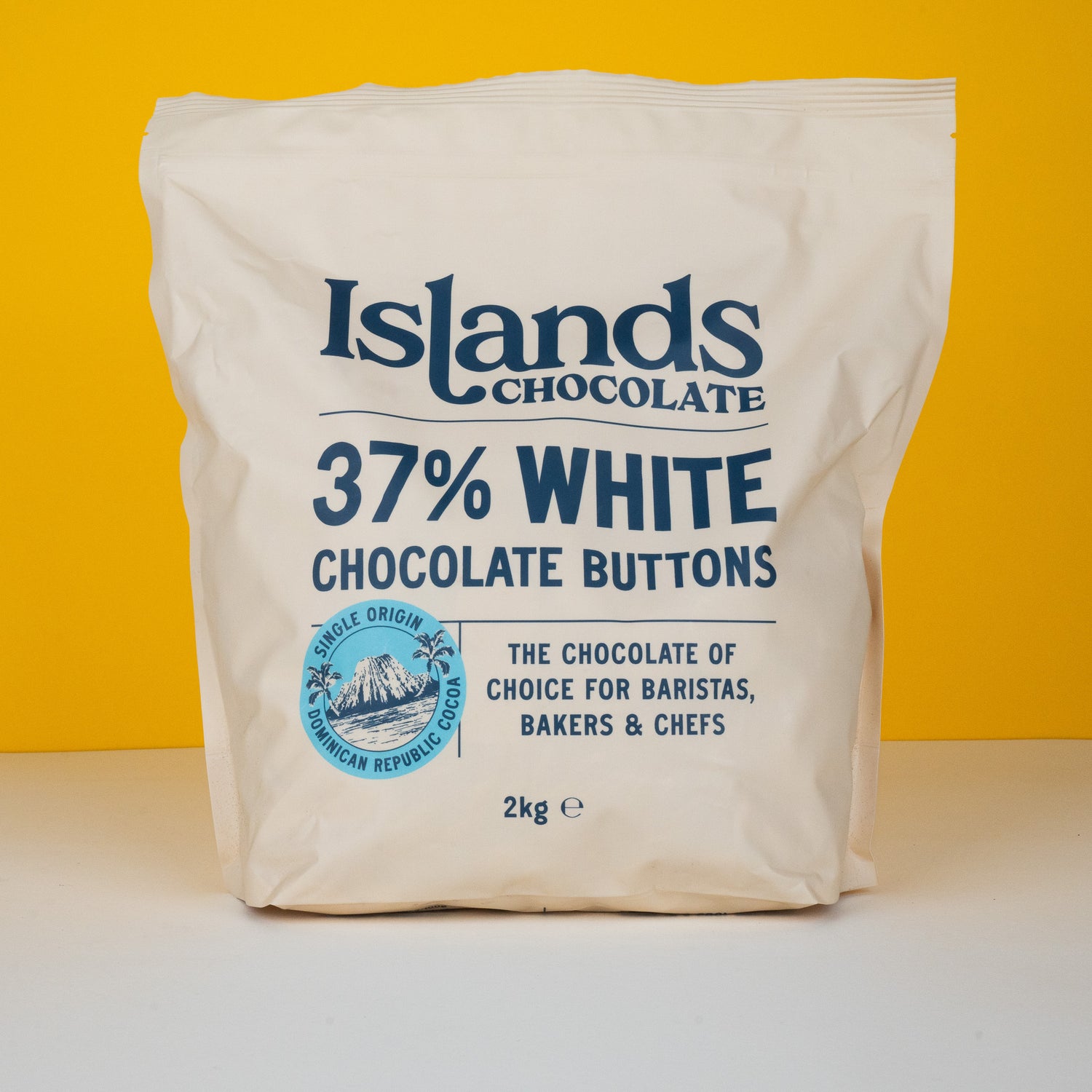 Islands 37% White Chocolate Buttons