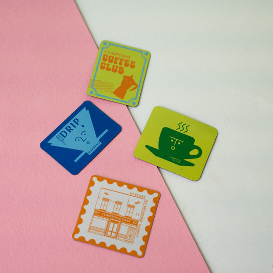 Broadway Market 20 Year Anniversary Fridge Magnets (Pack of 4)