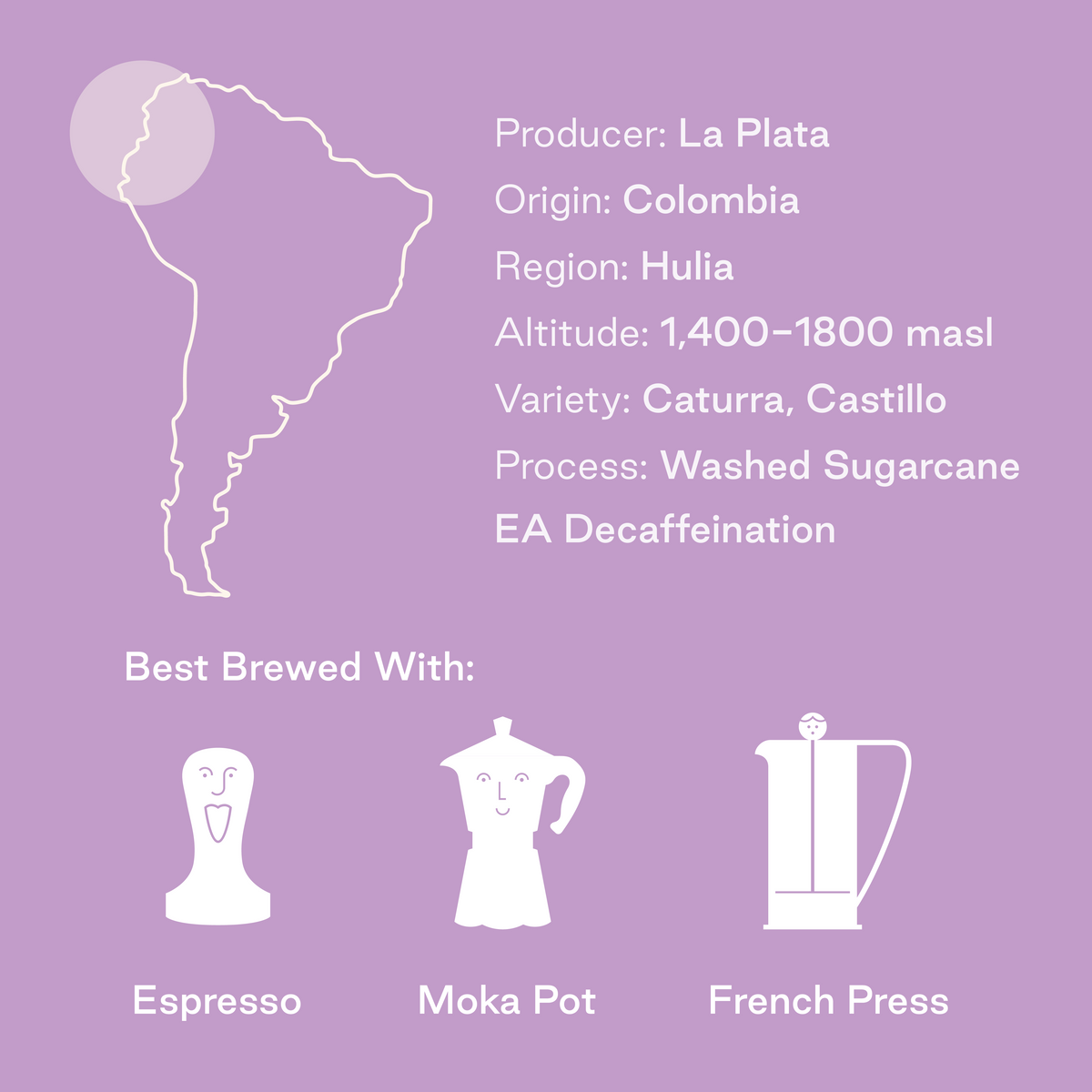 The Decaf: La Plata, Colombia - Climpson & Sons