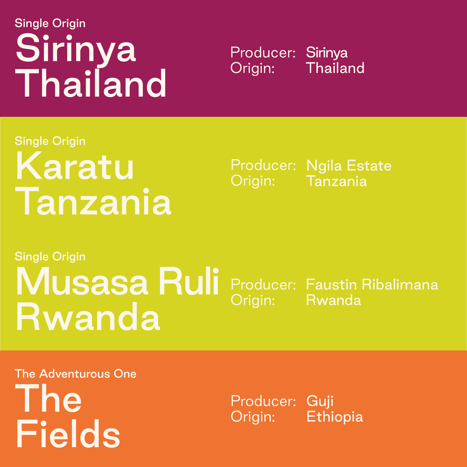 Sampler Pack: Single Origin Filter Coffees - Climpson & Sons