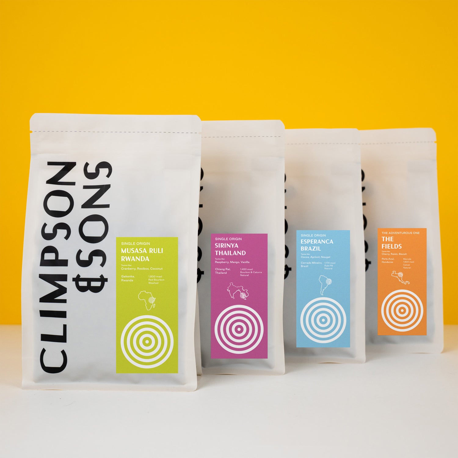 Sampler Pack: Single Origin Filter Coffees - Climpson & Sons